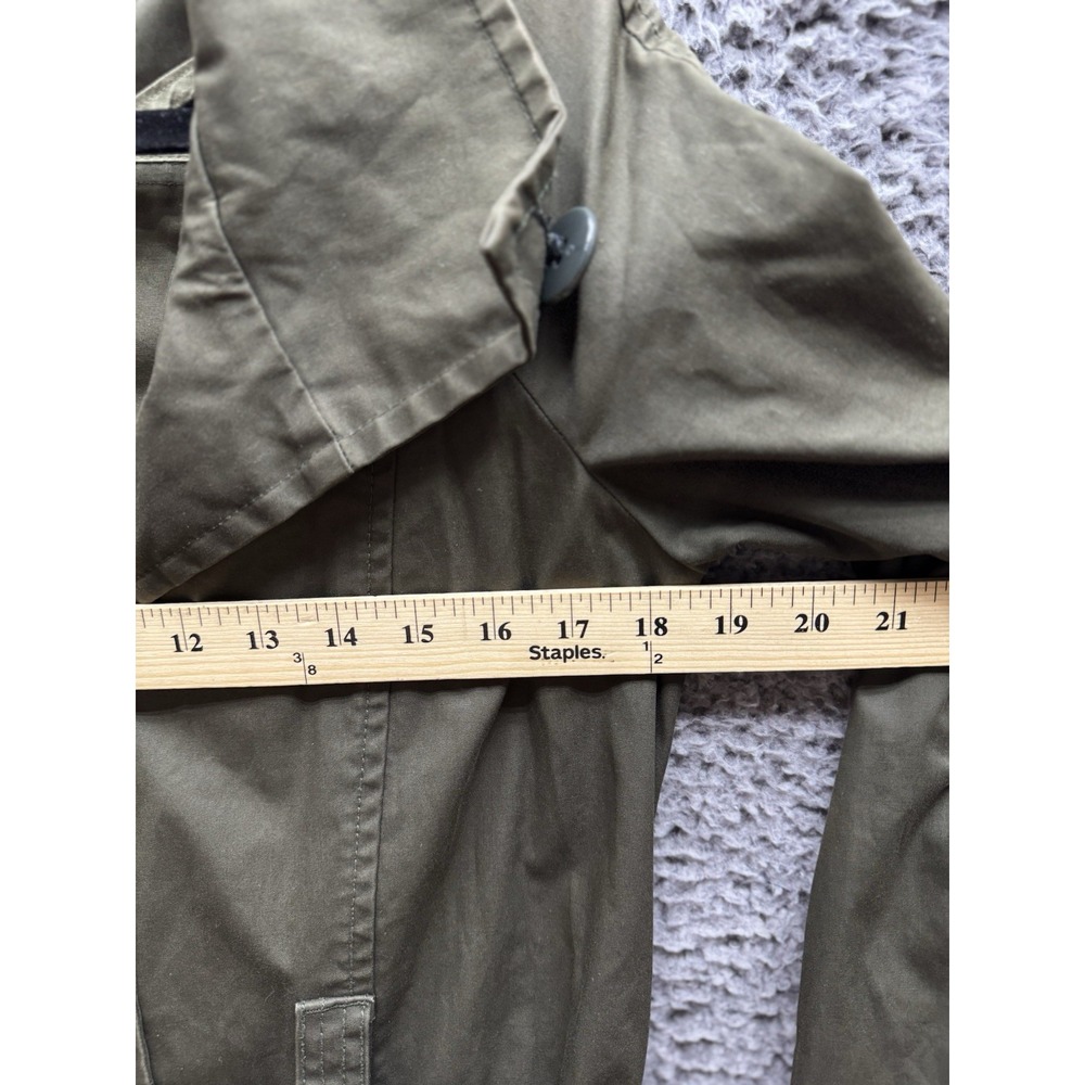 Vintage Miss Sixty Y2K Military Style Long Coat in Olive Green Size‎ Small - Picture 6 of 9